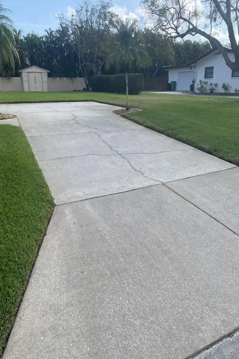 Our pressure washing services at work in Largo, FL.